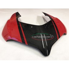 Carbonvani - Ducati Panigale V2 Carbon Fiber Headlight Fairing - RED Carbonvani - Ducati Panigale V2 Carbon Fiber Headlight Fairing - RED
